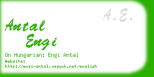 antal engi business card